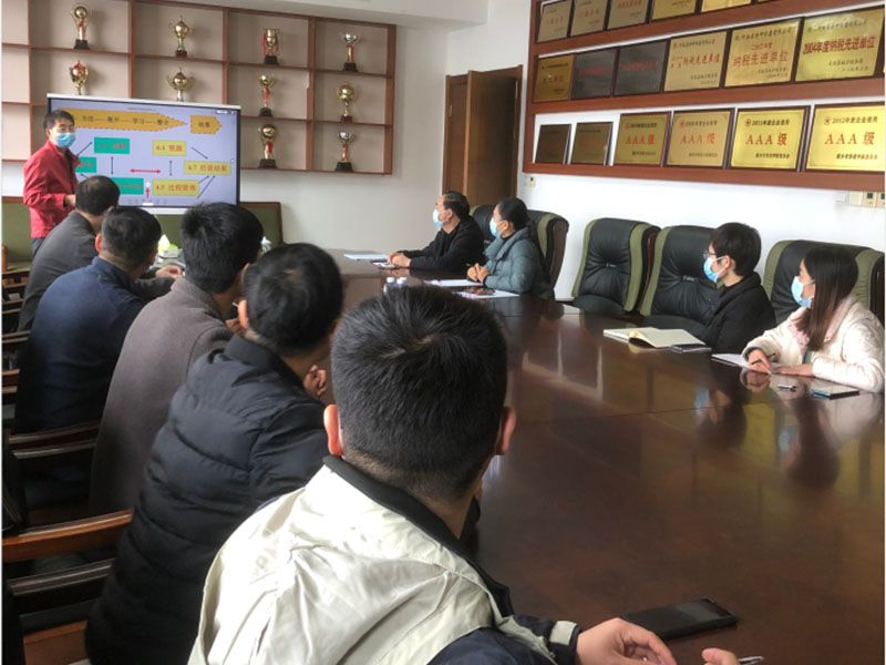 河南天美娱乐建设集团有限公司关于申报长垣市市长质量奖的培训学习